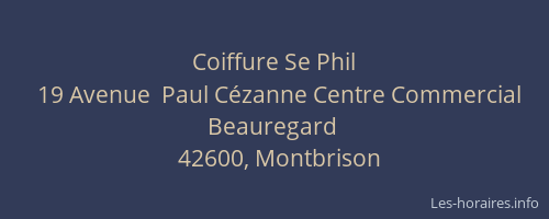 Coiffure Se Phil