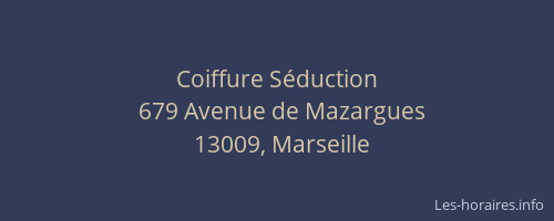 Coiffure Séduction