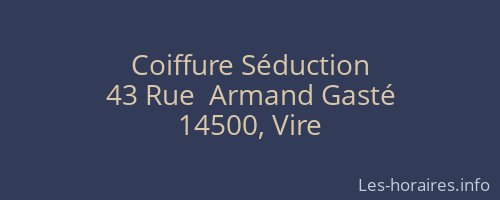 Coiffure Séduction
