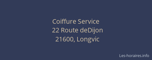 Coiffure Service