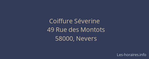 Coiffure Séverine
