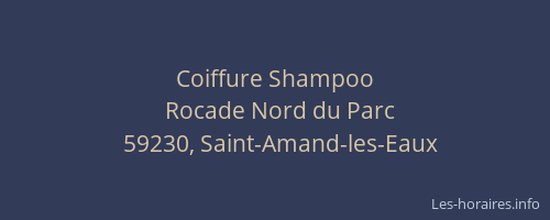 Coiffure Shampoo