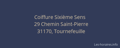 Coiffure Sixième Sens