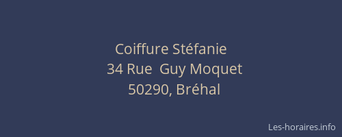 Coiffure Stéfanie