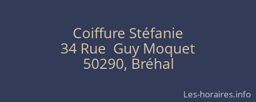 Coiffure Stéfanie