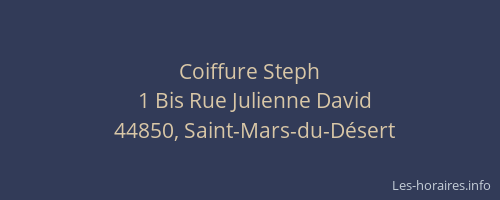 Coiffure Steph