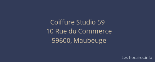 Coiffure Studio 59