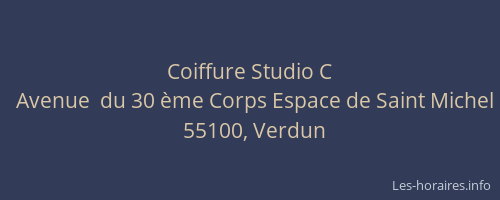 Coiffure Studio C