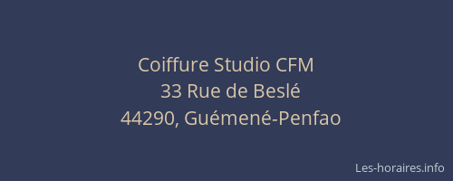 Coiffure Studio CFM