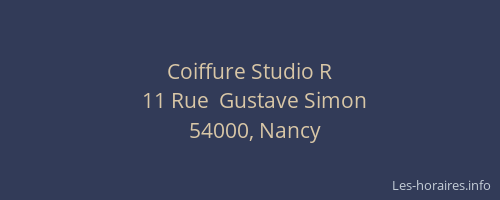 Coiffure Studio R
