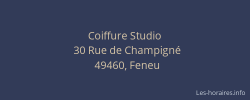 Coiffure Studio