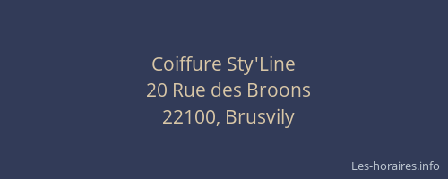 Coiffure Sty'Line