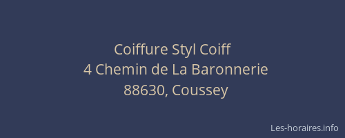 Coiffure Styl Coiff