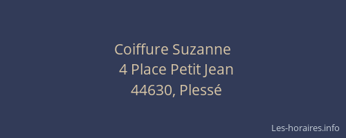 Coiffure Suzanne