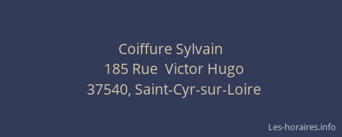 Coiffure Sylvain