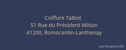 Coiffure Talbot