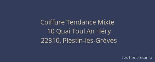 Coiffure Tendance Mixte