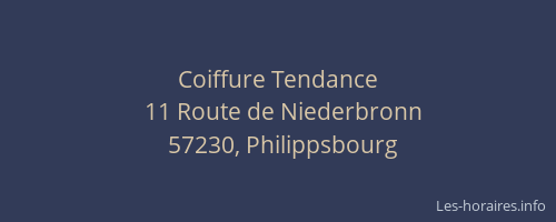 Coiffure Tendance