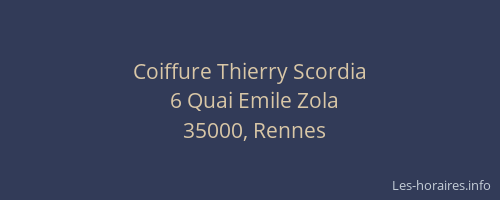 Coiffure Thierry Scordia