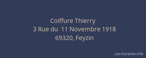 Coiffure Thierry