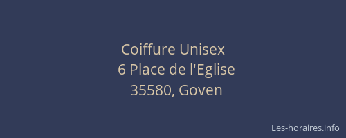 Coiffure Unisex