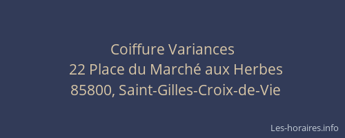 Coiffure Variances