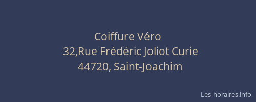 Coiffure Véro