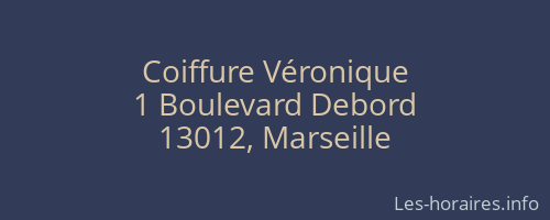 Coiffure Véronique