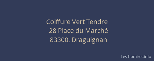 Coiffure Vert Tendre