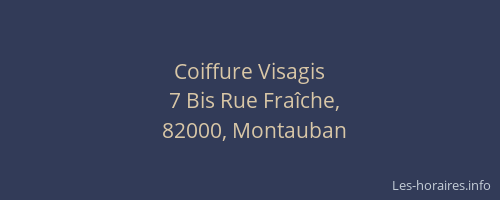 Coiffure Visagis