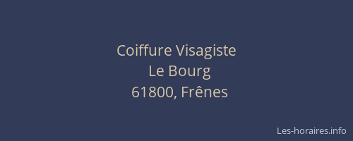 Coiffure Visagiste