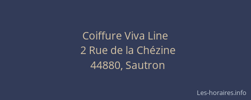 Coiffure Viva Line