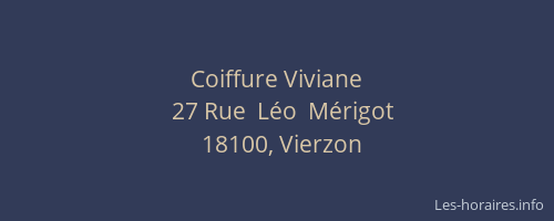 Coiffure Viviane