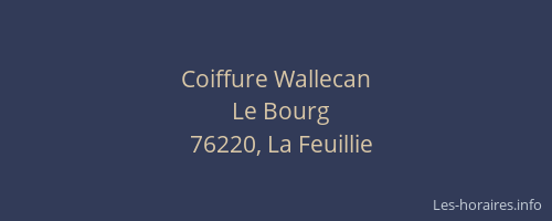 Coiffure Wallecan