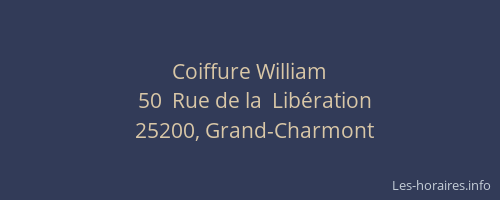 Coiffure William