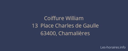 Coiffure William