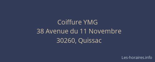Coiffure YMG