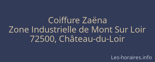 Coiffure Zaëna