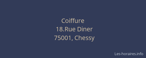 Coiffure