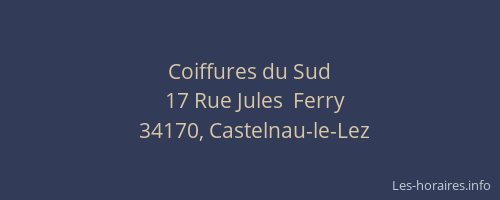 Coiffures du Sud