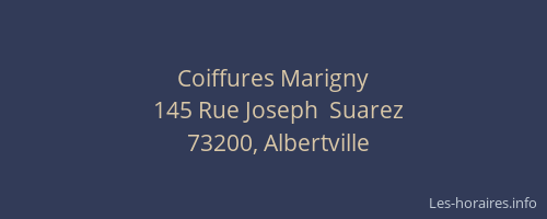 Coiffures Marigny