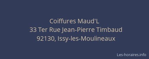 Coiffures Maud'L