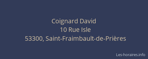 Coignard David