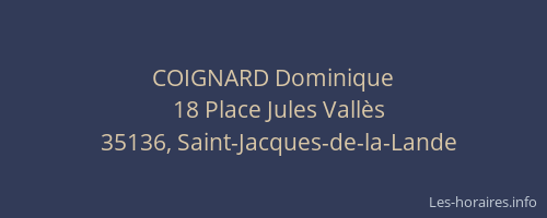 COIGNARD Dominique