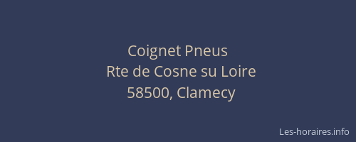 Coignet Pneus