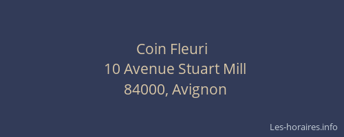 Coin Fleuri
