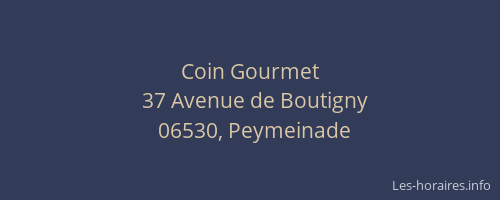 Coin Gourmet