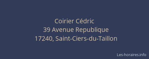 Coirier Cédric
