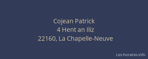 Cojean Patrick
