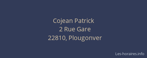 Cojean Patrick